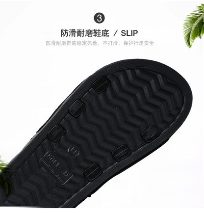 Slides Shoe For Men Man Sandals Beach Soft Slider 2024