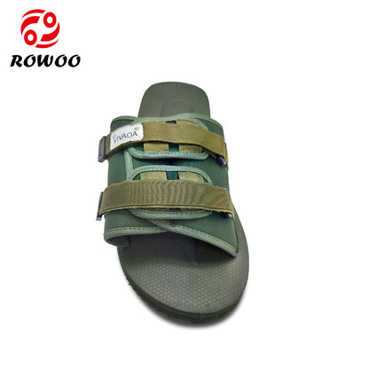 green camouflage logo sliders emboss slides