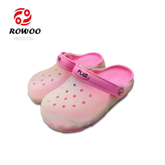 kids clogs led bling bling shine