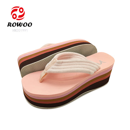 model sandal wedges beautiful high heel sandals latest ladies slippers shoes 2024