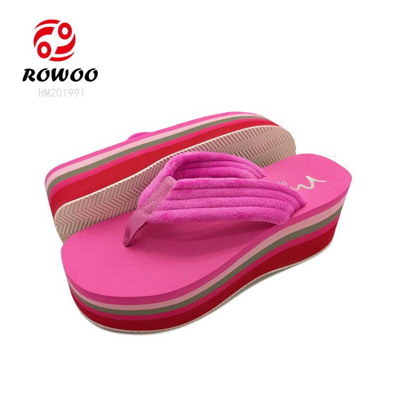 model sandal wedges beautiful high heel sandals latest ladies slippers shoes 2024