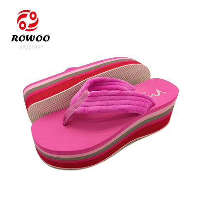 model sandal wedges beautiful high heel sandals latest ladies slippers shoes 2024