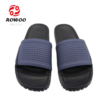 Wholesale Unisex Sliders Custom PVC Sandal Home Slipper Footwear Logo Shoes Man Women