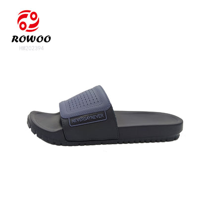 Wholesale Unisex Sliders Custom PVC Sandal Home Slipper Footwear Logo Shoes Man Women