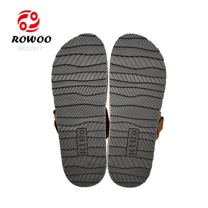 Wholesale Men's summer new sandals PU beach shoes Slippers