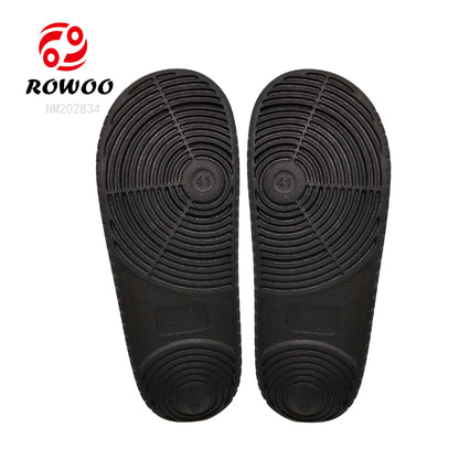 Fashion Men EVA Slides Shoes Black Breathable Footwear Customized Logo Sandals Summer Shoes for Men