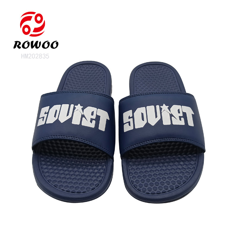 Fashion Men Customized Slipper Sandals Soft EVA Footwear B2B Slide Sandals