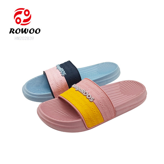 Hot Sale Women EVA Slide Sandals Summer Beach Slipper Shoes Customized Sandals for Ladies