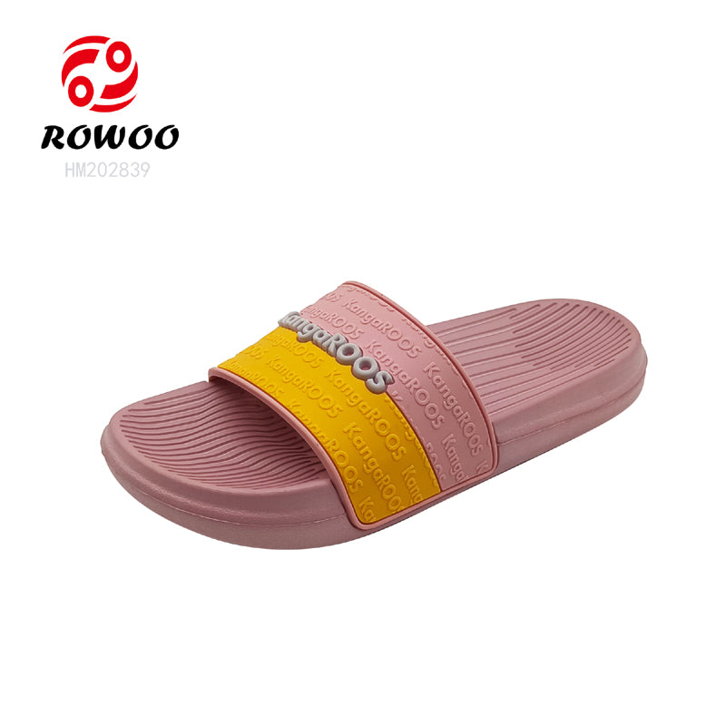 Hot Sale Women EVA Slide Sandals Summer Beach Slipper Shoes Customized Sandals for Ladies