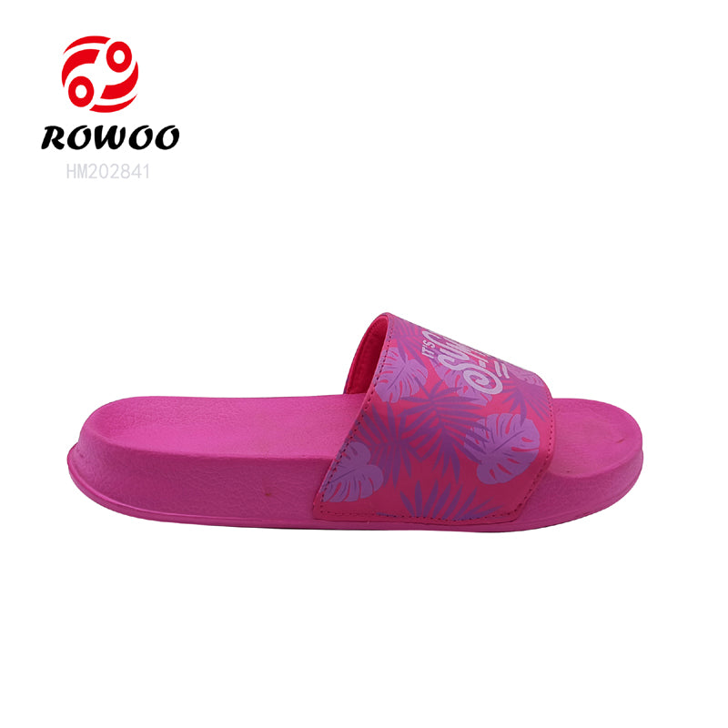 Eco Friendly Custom Slide Slippers Oem Logo Sandals