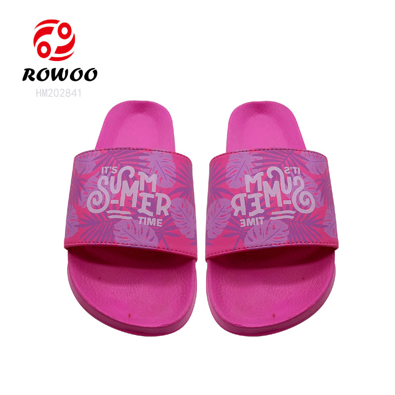 Eco Friendly Custom Slide Slippers Oem Logo Sandals