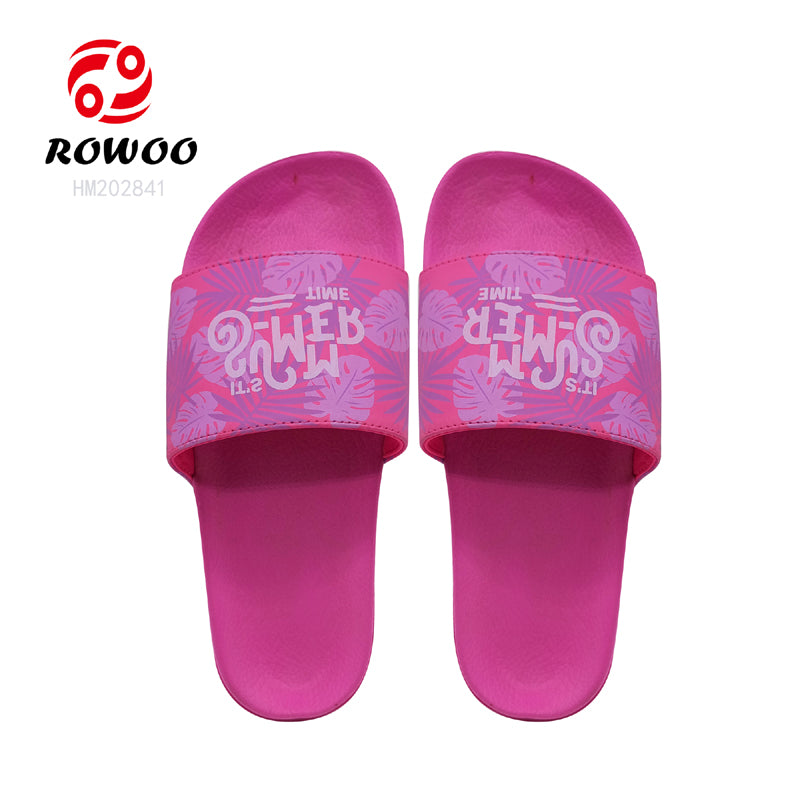 Eco Friendly Custom Slide Slippers Oem Logo Sandals