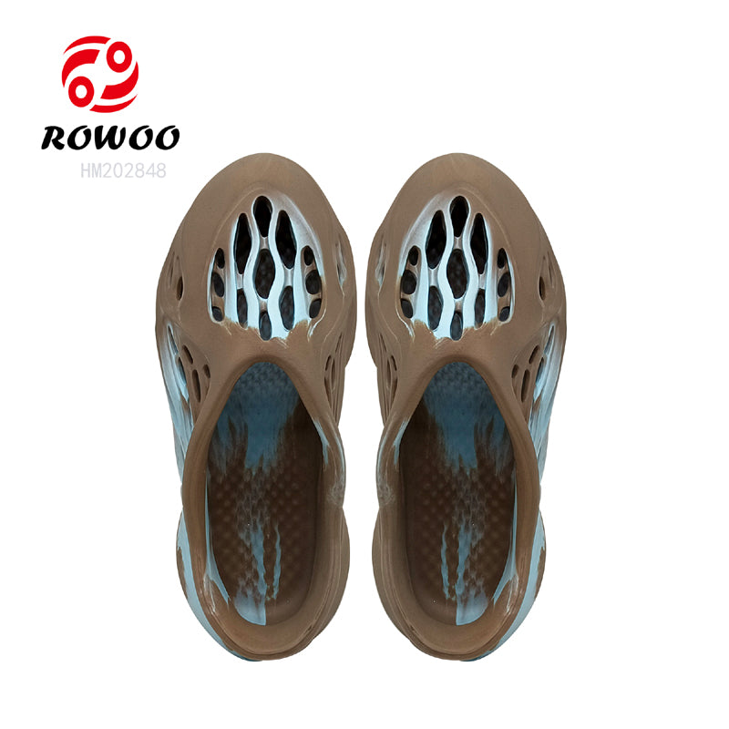 Factory Men EVA Garden Sandals Printing Logo Slipper Shoes Fishmen Sandals Beach Slippers