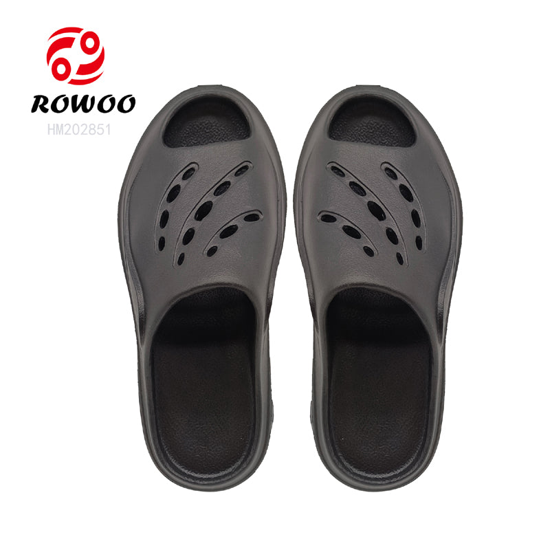 New Design High Heel Slipper Sandals Ladies Outdoor Fashion Show Sandals Breathable EVA Slide Footwear