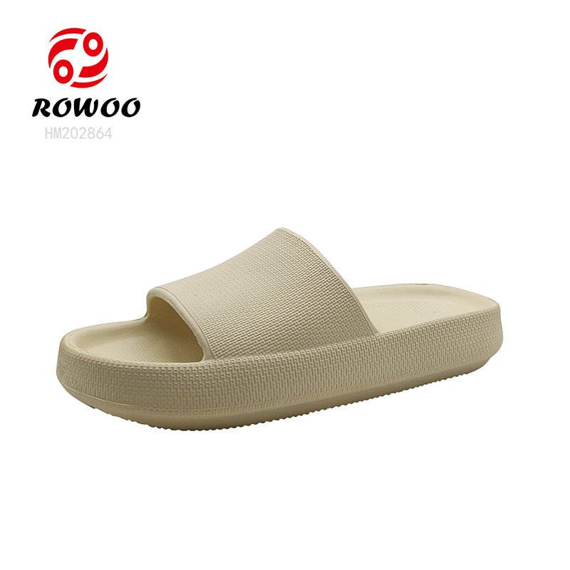 Wholesale Platform Sandals Soft Fell Slides for Women