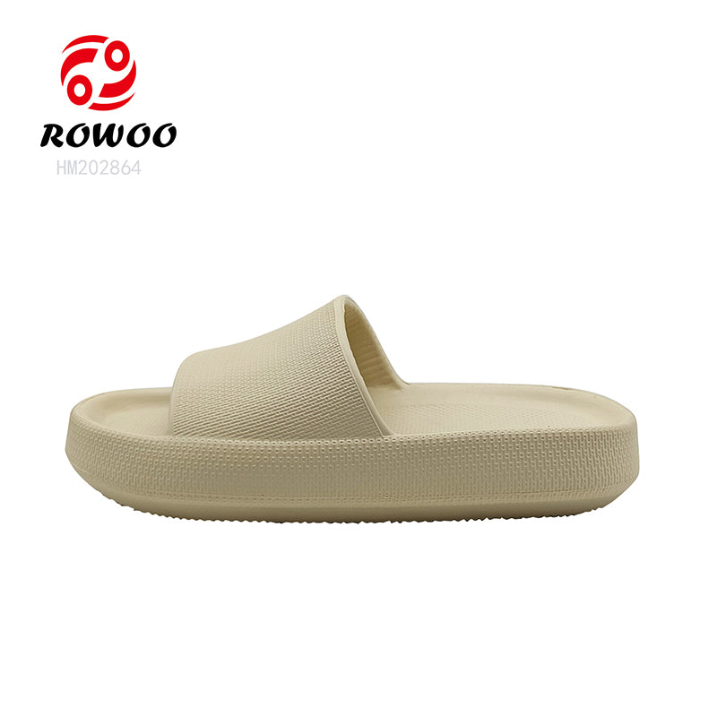 Wholesale Platform Sandals Soft Fell Slides for Women