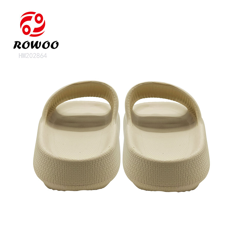 Wholesale Platform Sandals Soft Fell Slides for Women