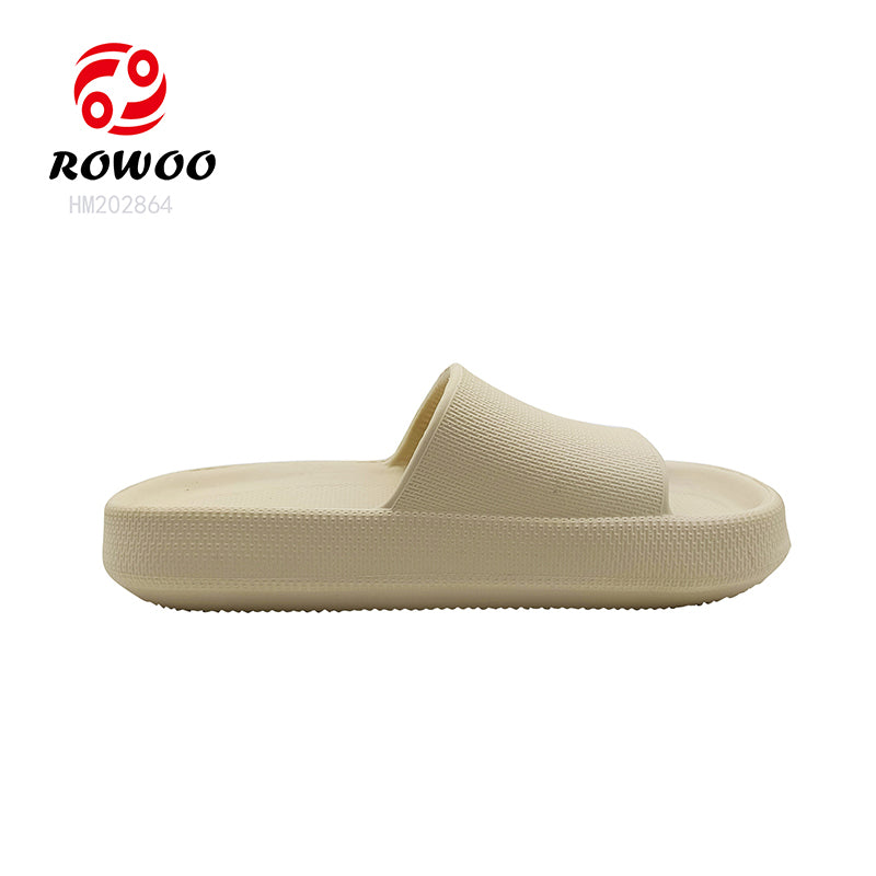 Wholesale Platform Sandals Soft Fell Slides for Women