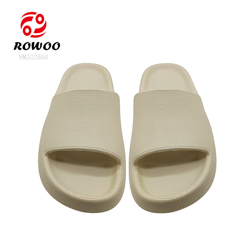 Wholesale Platform Sandals Soft Fell Slides for Women