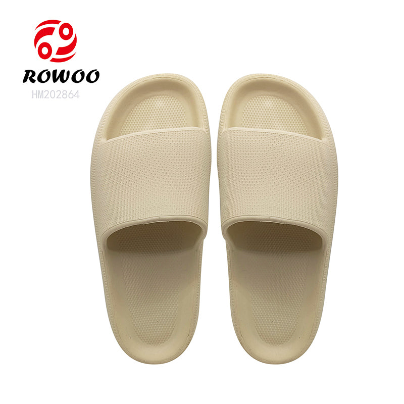 Wholesale Platform Sandals Soft Fell Slides for Women