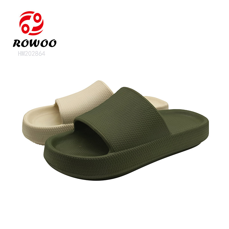 Wholesale Platform Sandals Soft Fell Slides for Women