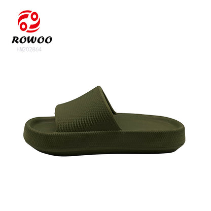 Wholesale Platform Sandals Soft Fell Slides for Women