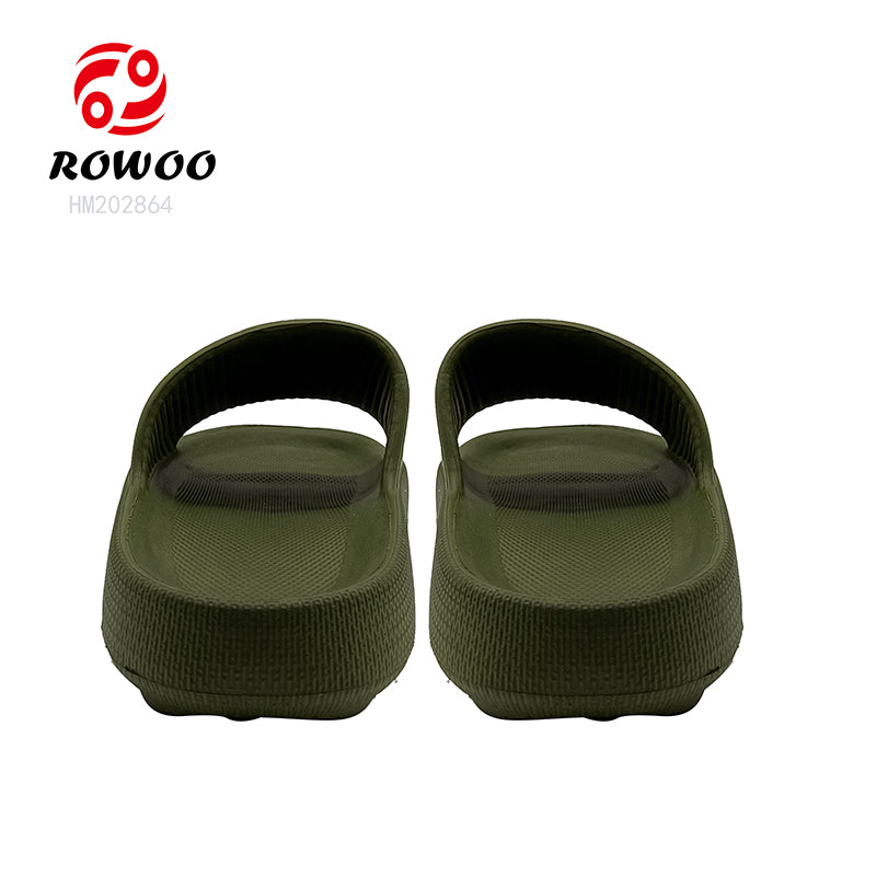 Wholesale Platform Sandals Soft Fell Slides for Women