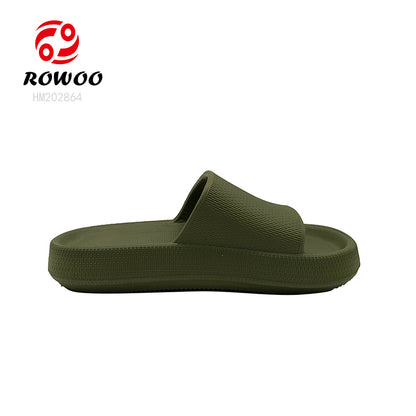 Wholesale Platform Sandals Soft Fell Slides for Women