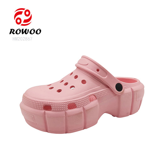 Wholesale Fashion Platform Mule Shoes Casual Pretty Outdoor Women's Clog