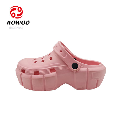 Wholesale Fashion Platform Mule Shoes Casual Pretty Outdoor Women's Clog