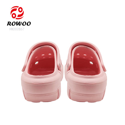 Wholesale Fashion Platform Mule Shoes Casual Pretty Outdoor Women's Clog