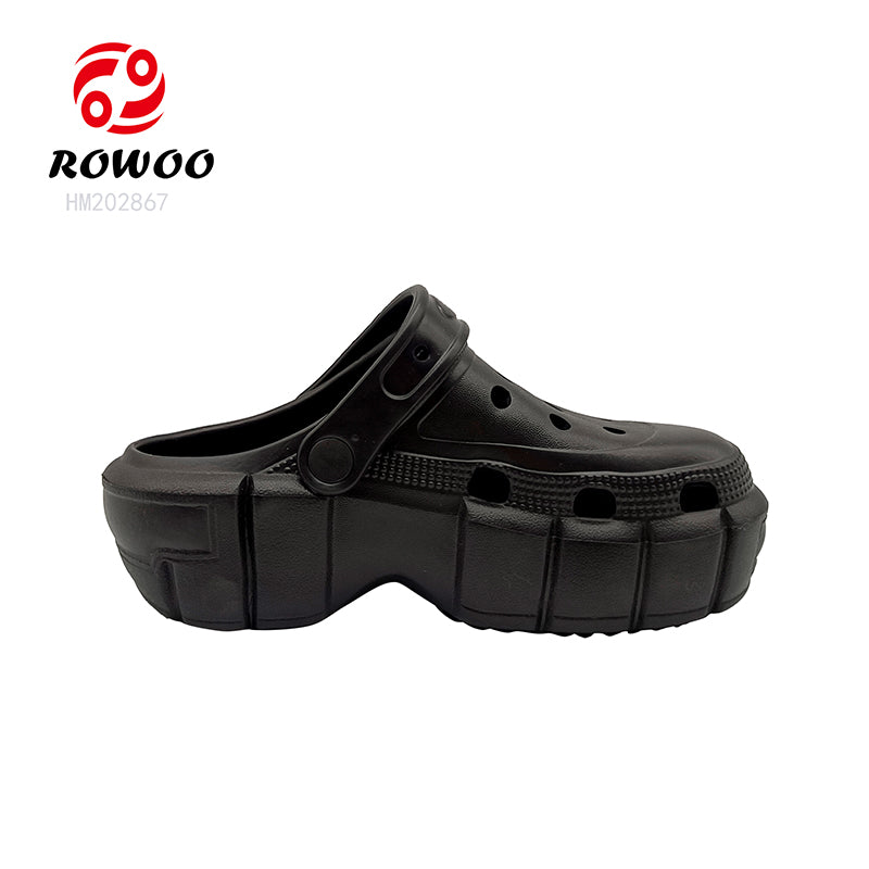 Wholesale Fashion Platform Mule Shoes Casual Pretty Outdoor Women's Clog