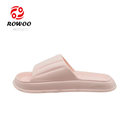 Wholesale Custom Bathroom Home Non slip Woman Preppy Slide Sandals