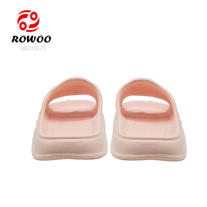 Wholesale Custom Bathroom Home Non slip Woman Preppy Slide Sandals