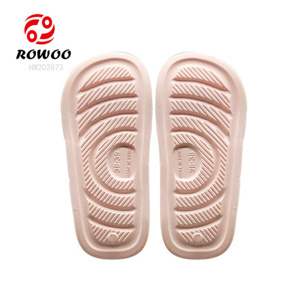 Wholesale Custom Bathroom Home Non slip Woman Preppy Slide Sandals