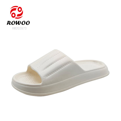 Wholesale Custom Bathroom Home Non slip Woman Preppy Slide Sandals