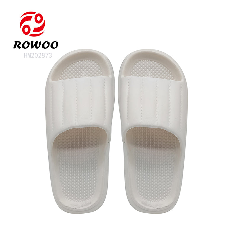 Wholesale Custom Bathroom Home Non slip Woman Preppy Slide Sandals