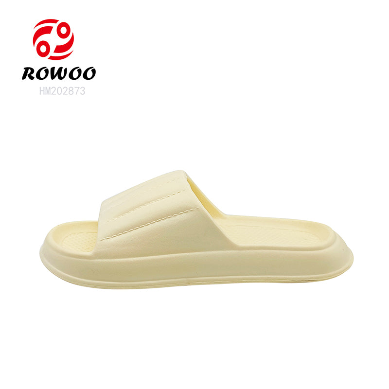 Wholesale Custom Bathroom Home Non slip Woman Preppy Slide Sandals