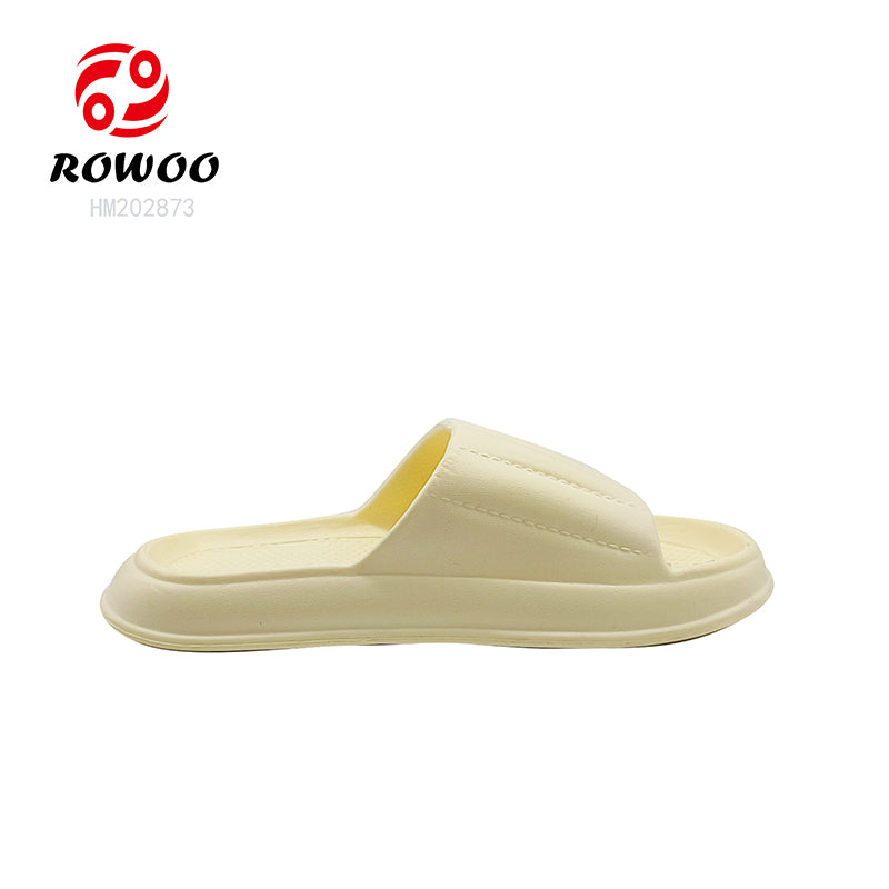 Wholesale Custom Bathroom Home Non slip Woman Preppy Slide Sandals