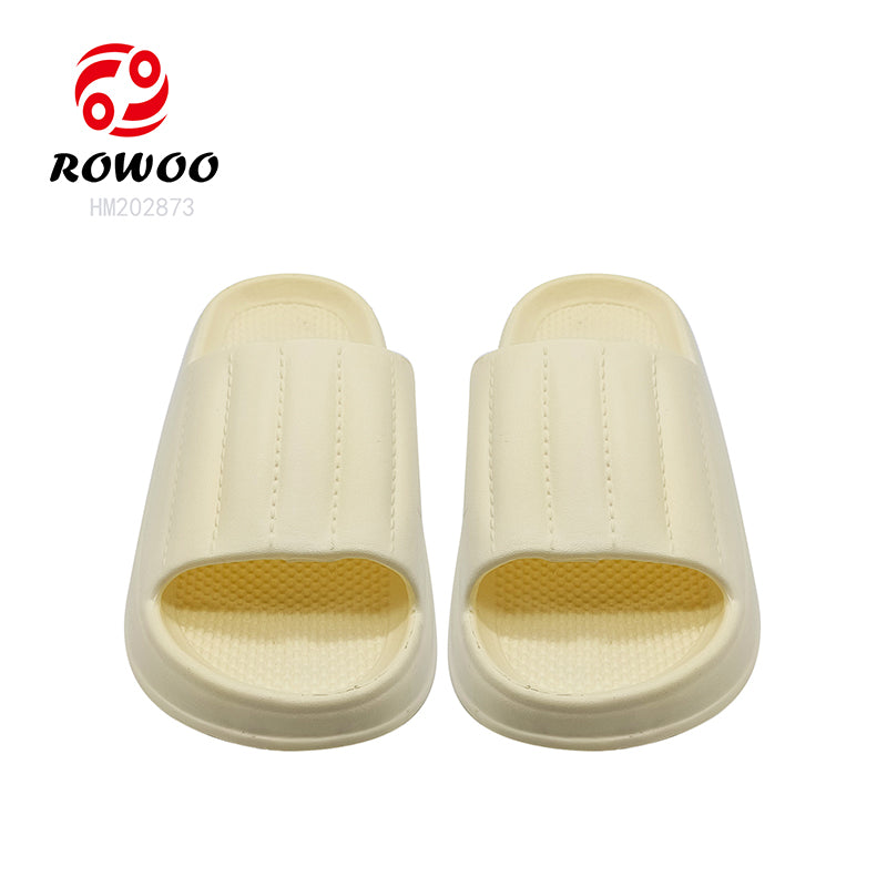 Wholesale Custom Bathroom Home Non slip Woman Preppy Slide Sandals