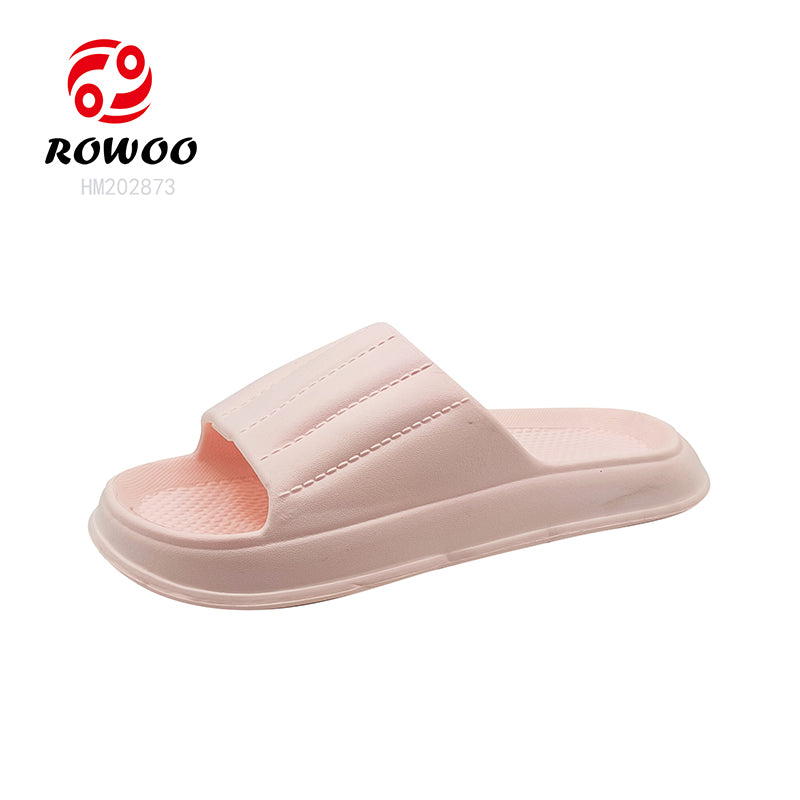 Wholesale Custom Bathroom Home Non slip Woman Preppy Slide Sandals