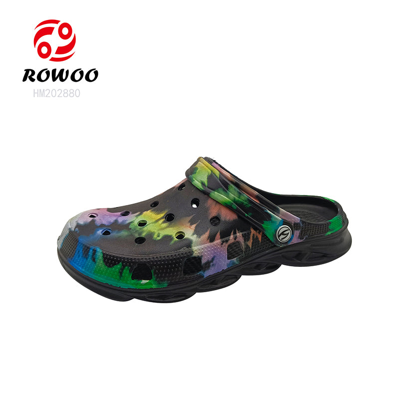 Printing EVA Garden Sandals New Design Beach Sandals Wholesale Custom Slides Shoes for Men