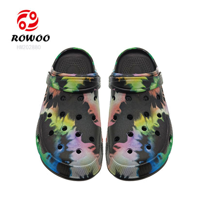 Printing EVA Garden Sandals New Design Beach Sandals Wholesale Custom Slides Shoes for Men