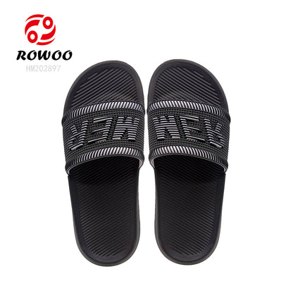 Pink Ladies EVA Slides Sandals Embossed Logo Women Slides Sandals Factory Whiole Sale Price