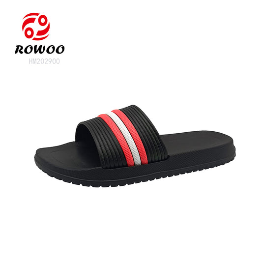 Wholesale Non-Slide Male Slippers Beach Flat Shoes Slides