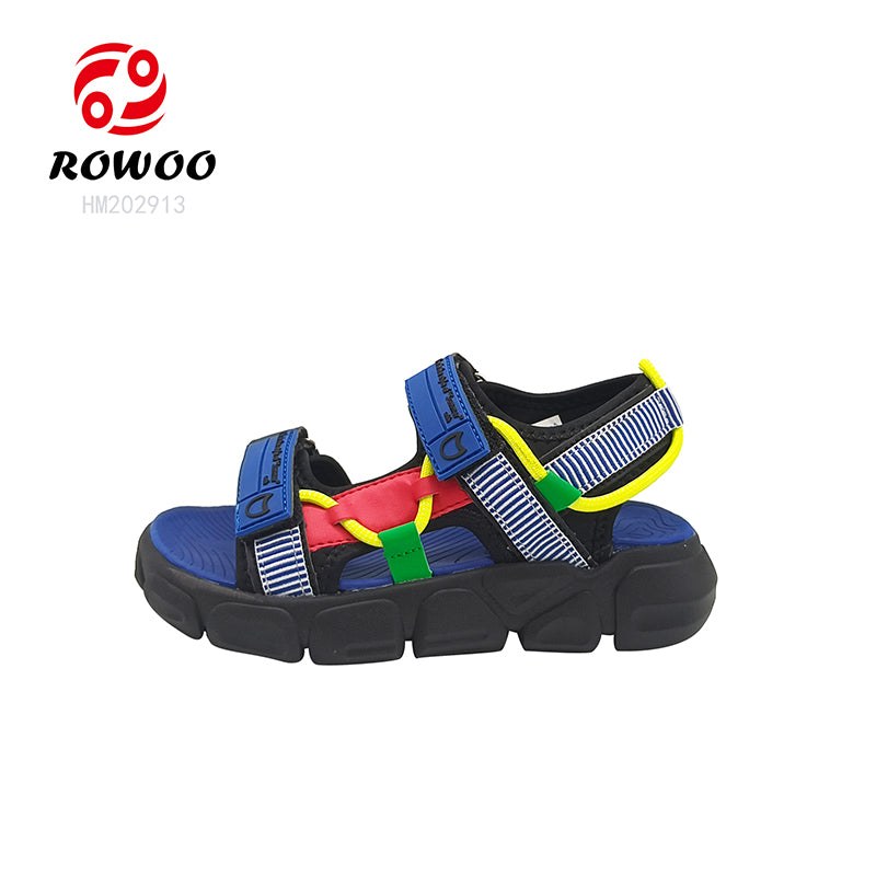 Lightweight EVA Children Sandals Customized Logo Slipper Sandals School Beach Shoes for Boys