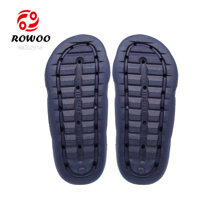 Wholesale Non-Slip Clouds Custom Flip Flops EVA Injection Men Comfy Bathroom Slippers Cushion Thick Sole