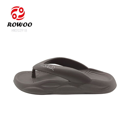 Wholesale Non-Slip Clouds Custom Flip Flops EVA Injection Men Comfy Bathroom Slippers Cushion Thick Sole