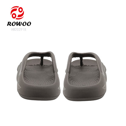 Wholesale Non-Slip Clouds Custom Flip Flops EVA Injection Men Comfy Bathroom Slippers Cushion Thick Sole