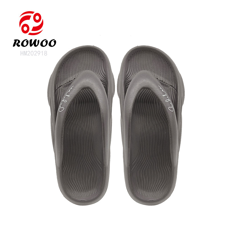 Hot Sale EVA Flipflops Fashion Thick Bottom Thong Sandals Customized Logo Sandals Men Slipper Shoes